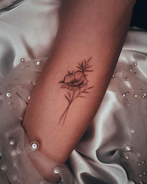 Enchanting Wildflower Tattoo Ideas For Women