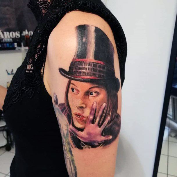 Enchanting Willy Wonka Tattoo Ideas For Women