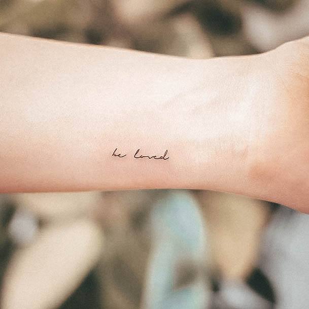 Enchanting Word Tattoo Ideas For Women