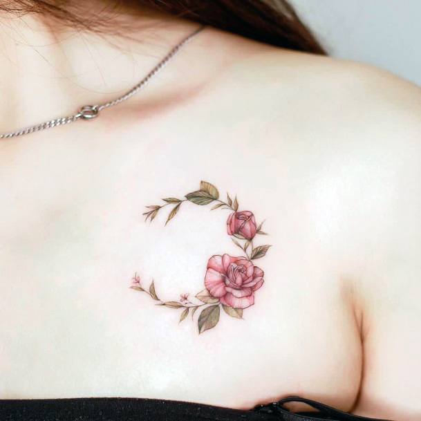 Enchanting Wreath Tattoo Ideas For Women