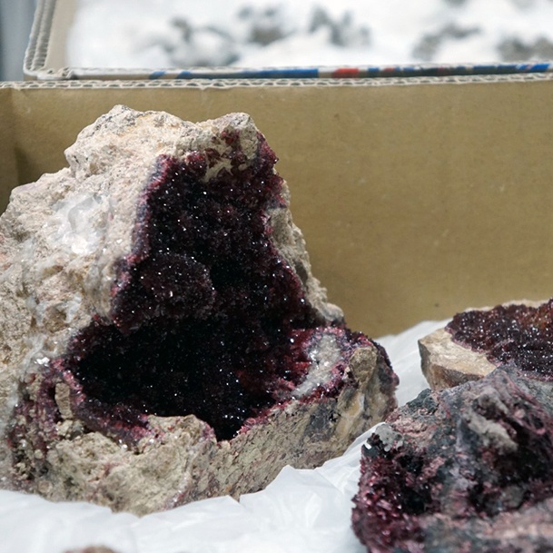 Erythrite Geode Denver Gem And Mineral Show