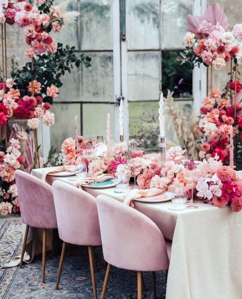 Ethereal Pink Wedding Flowers