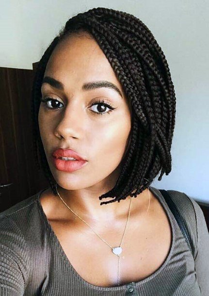 Everyday Cute Medium Length Braided Hairstyles For Black Women