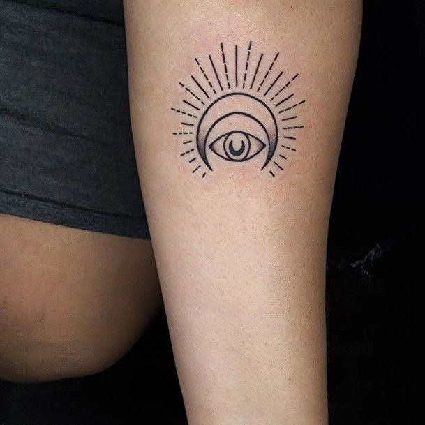 Evil Eye Womens Tattoo Ideas