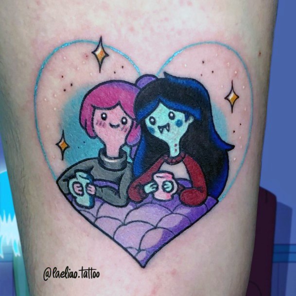 Excellent Girls Adventure Time Tattoo Design Ideas