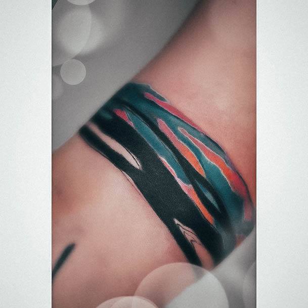 Excellent Girls Armband Tattoo Design Ideas