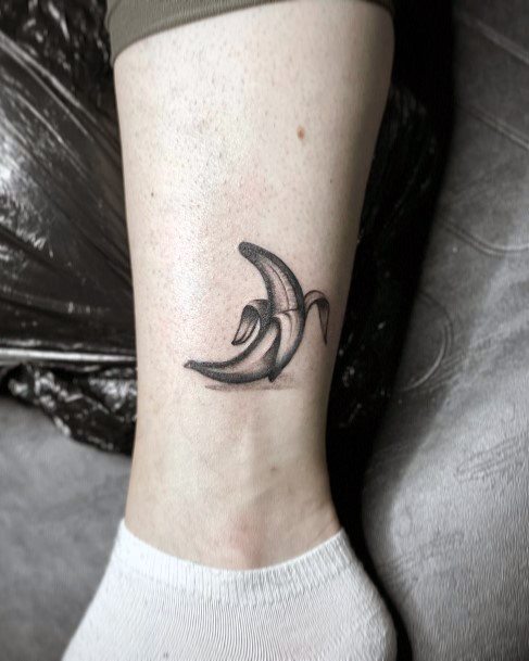 Excellent Girls Banana Tattoo Design Ideas