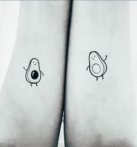 Excellent Girls Bff Tattoo Design Ideas