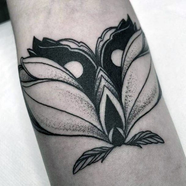 Excellent Girls Black Ink Tattoo Design Ideas