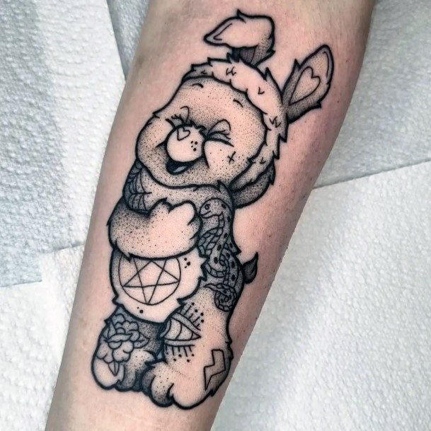 Excellent Girls Carebears Tattoo Design Ideas