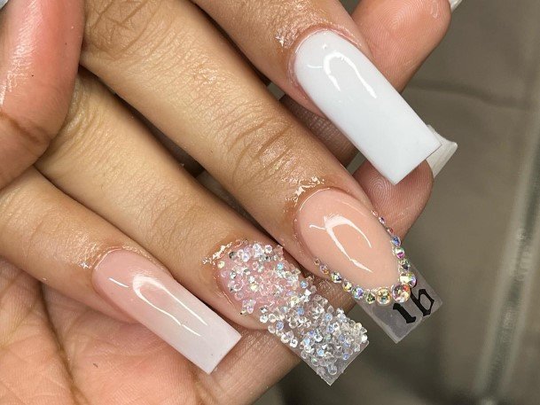 Excellent Girls Caviar Nail Design Ideas