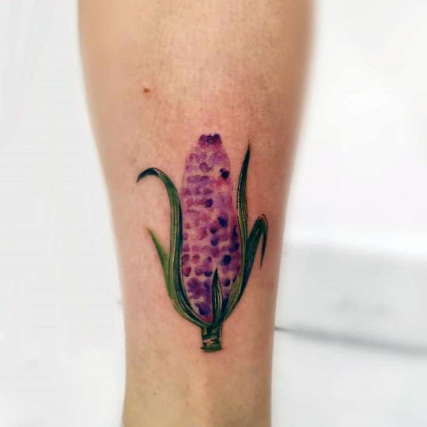 Excellent Girls Corn Tattoo Design Ideas