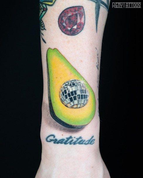 Excellent Girls Disco Ball Tattoo Design Ideas