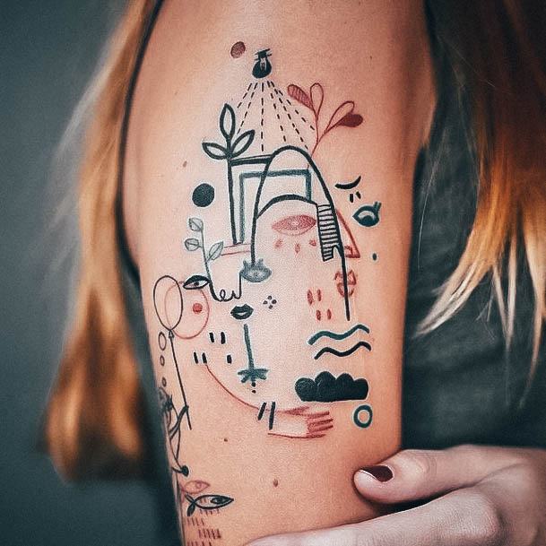 Excellent Girls Female Tattoo Design Ideas