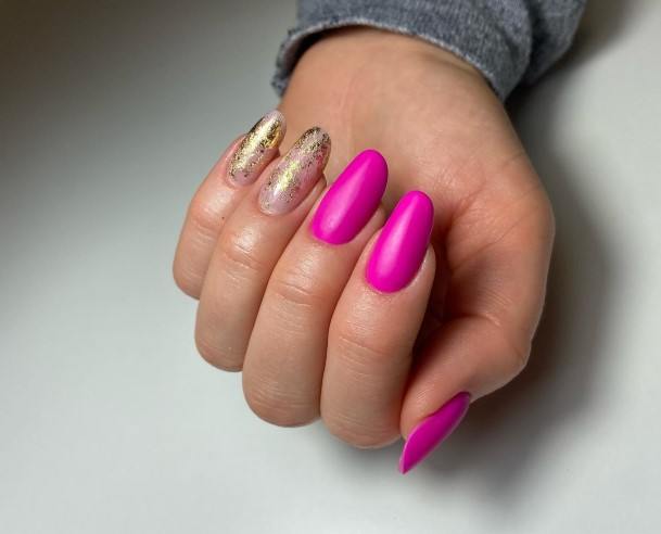 Excellent Girls Fuchsia Nail Design Ideas