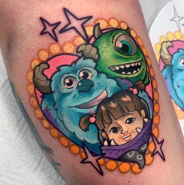 Excellent Girls Monsters Inc Tattoo Design Ideas