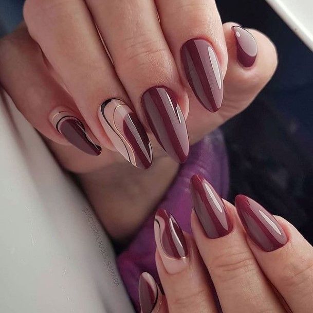 Excellent Girls Nail Designs Purple Deep Ideas