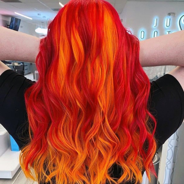 Excellent Girls Orange Hairstyles Design Ideas