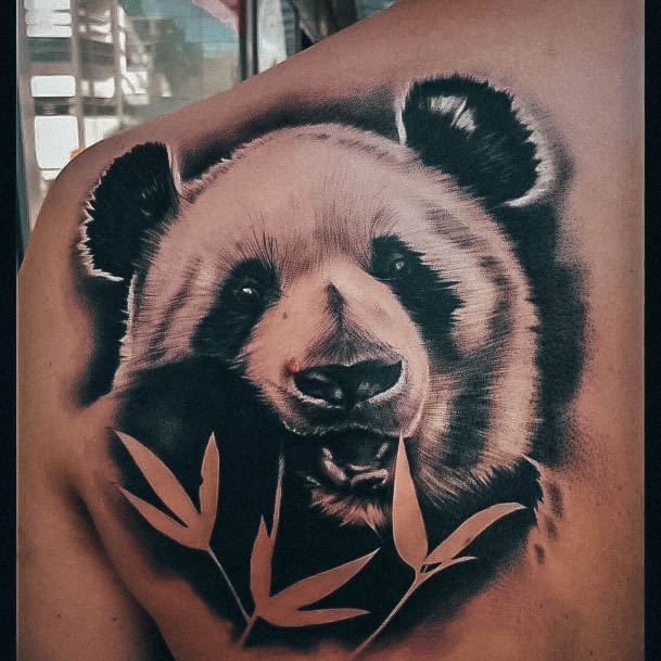 Excellent Girls Panda Tattoo Design Ideas