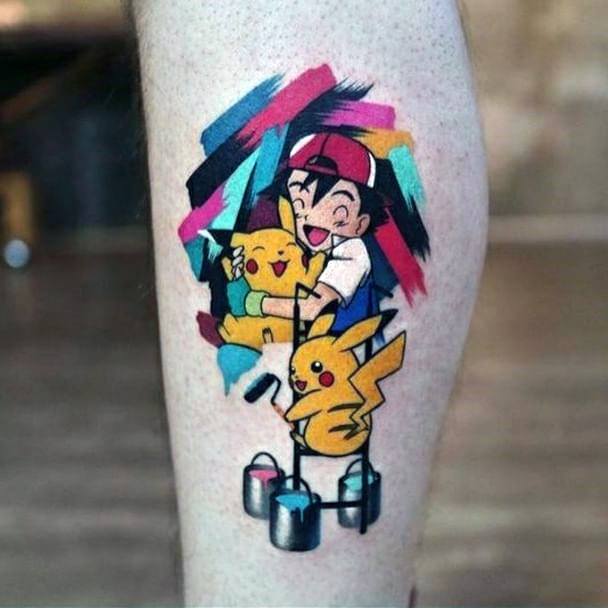 Excellent Girls Pikachu Tattoo Design Ideas