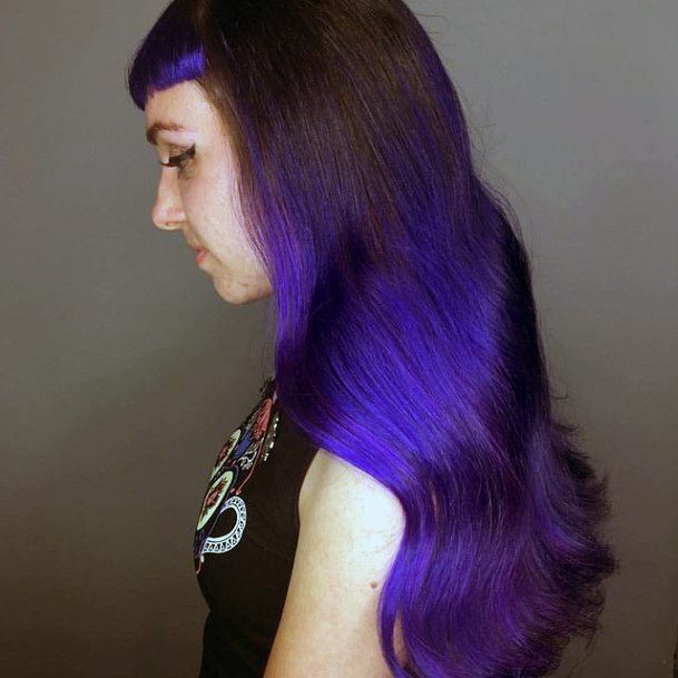 Excellent Girls Purple Hairstyles Design Ideas