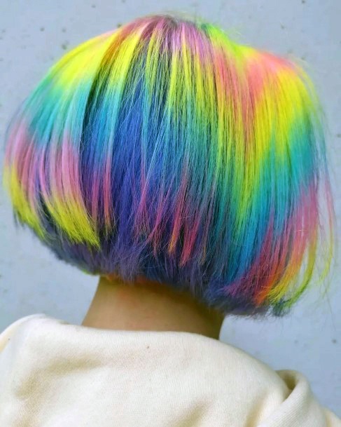 Excellent Girls Rainbow Hairstyles Design Ideas