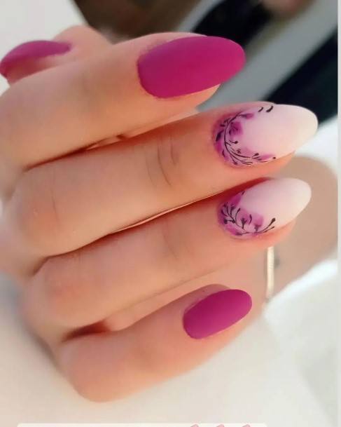 Excellent Girls Short Pink Nail Design Ideas