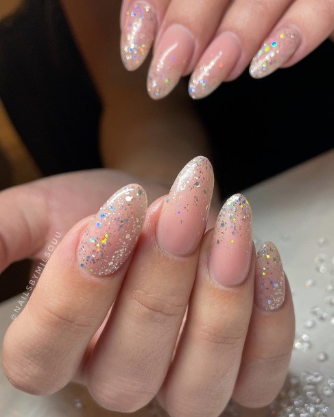 Excellent Girls Silver Ombre Nail Design Ideas