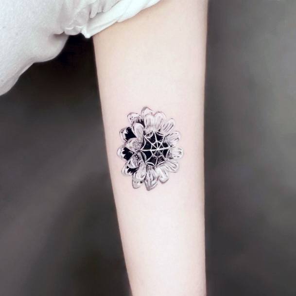 Excellent Girls Silver Tattoo Design Ideas