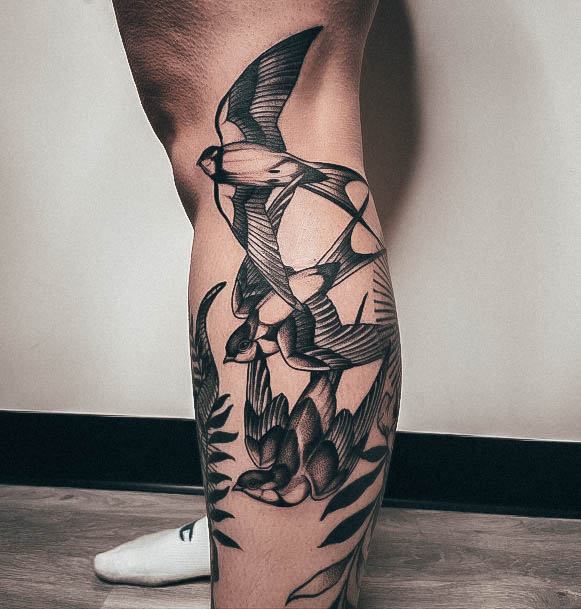 Excellent Girls Small Sparrow Tattoo Design Ideas