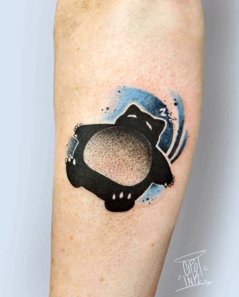 Excellent Girls Snorlax Tattoo Design Ideas