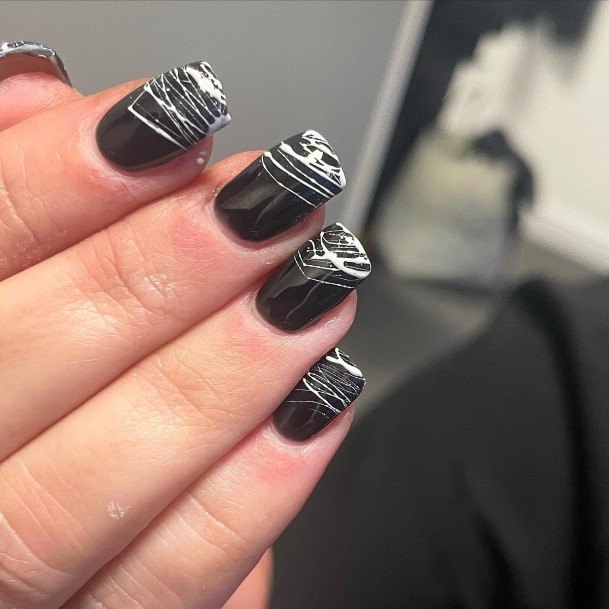 Excellent Girls Spider Nail Design Ideas