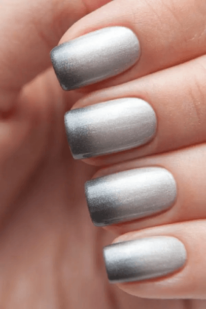 Excellent Girls Square Ombre Nail Design Ideas