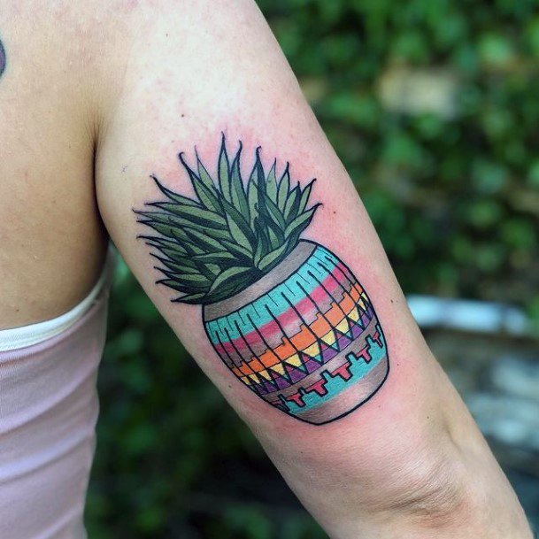 Excellent Girls Succulent Tattoo Design Ideas