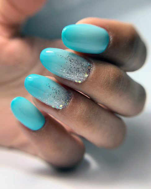 Excellent Girls Teal Turquoise Dress Nail Design Ideas