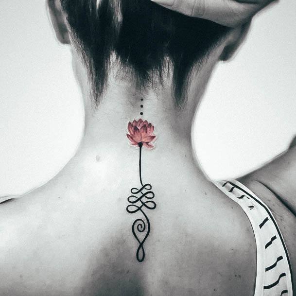 Excellent Girls Unalome Tattoo Design Ideas