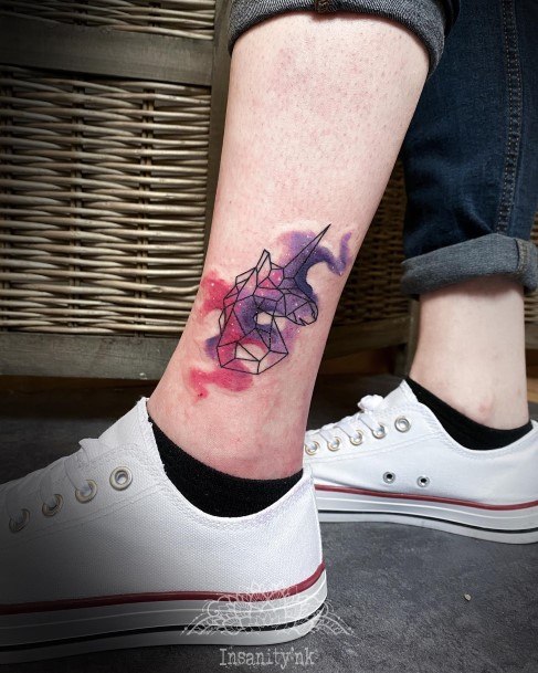 Excellent Girls Unicorn Tattoo Design Ideas