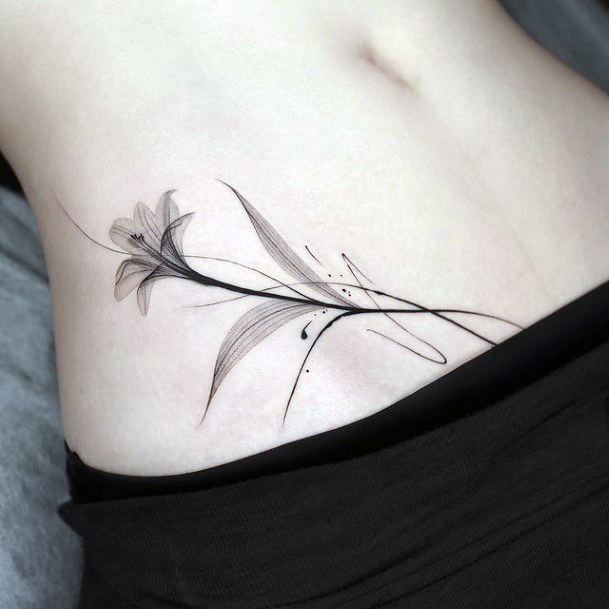 Excellent Girls X Ray Tattoo Design Ideas