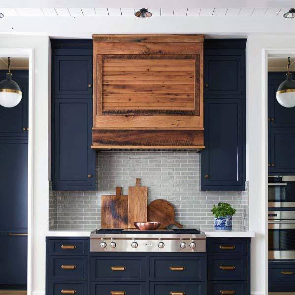 Excellent Interior Ideas Kitchen Hood Wooden