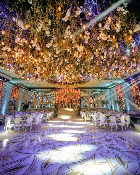 Exceptional Plants Decorations Ceiling Wedding