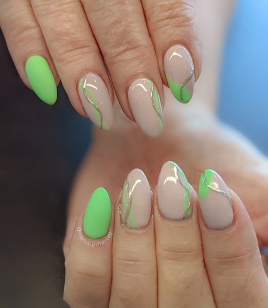 Exceptional Womens Abstract Nail Ideas