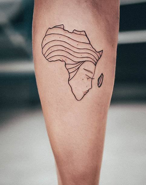 Exceptional Womens Africa Tattoo Ideas