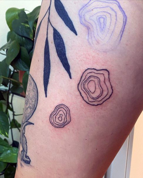 Exceptional Womens Agate Tattoo Ideas