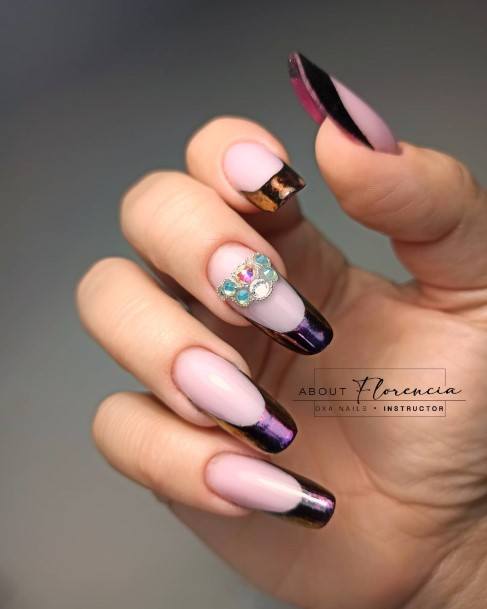 Exceptional Womens Almond French Nail Ideas