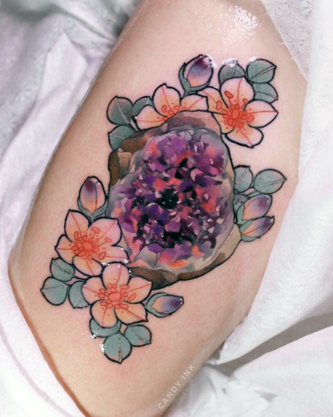 Exceptional Womens Amethyst Tattoo Ideas