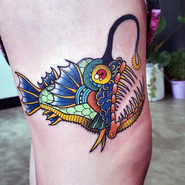 Exceptional Womens Anglerfish Tattoo Ideas