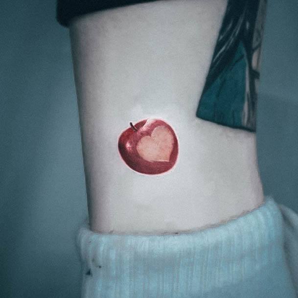 Exceptional Womens Apple Tattoo Ideas