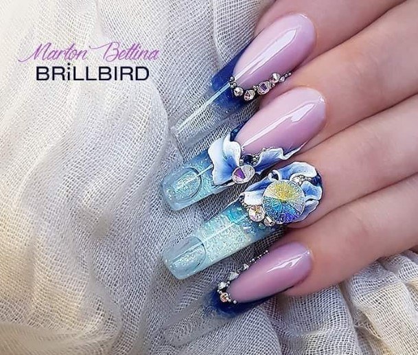 Exceptional Womens Aquarium Nail Ideas