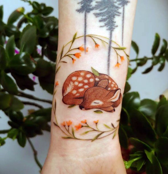 Exceptional Womens Bambi Tattoo Ideas