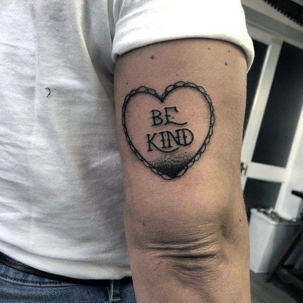 Exceptional Womens Be Kind Tattoo Ideas